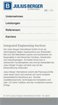 Mobile Screenshot of julius-berger-int.com