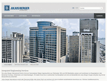 Tablet Screenshot of julius-berger-int.com